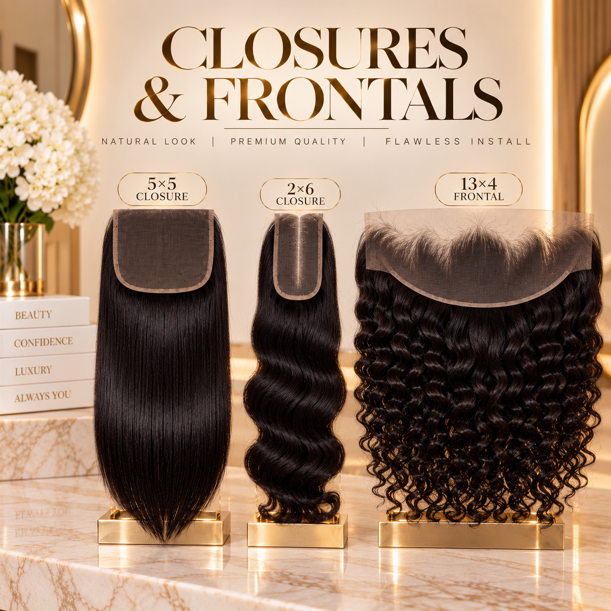 CLOSURES & FRONTALS