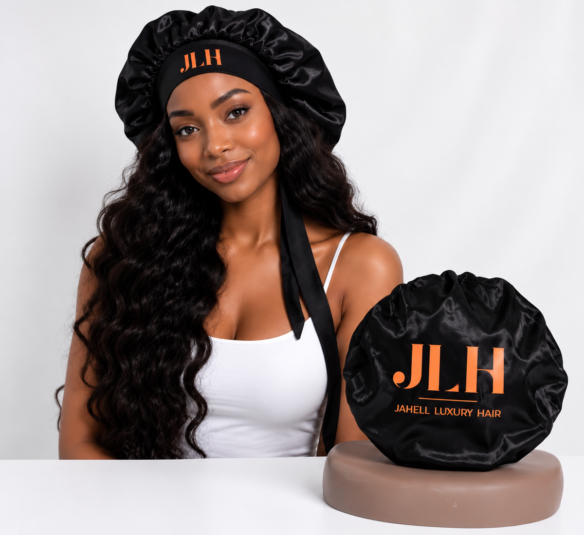 JLH SATIN BONNET