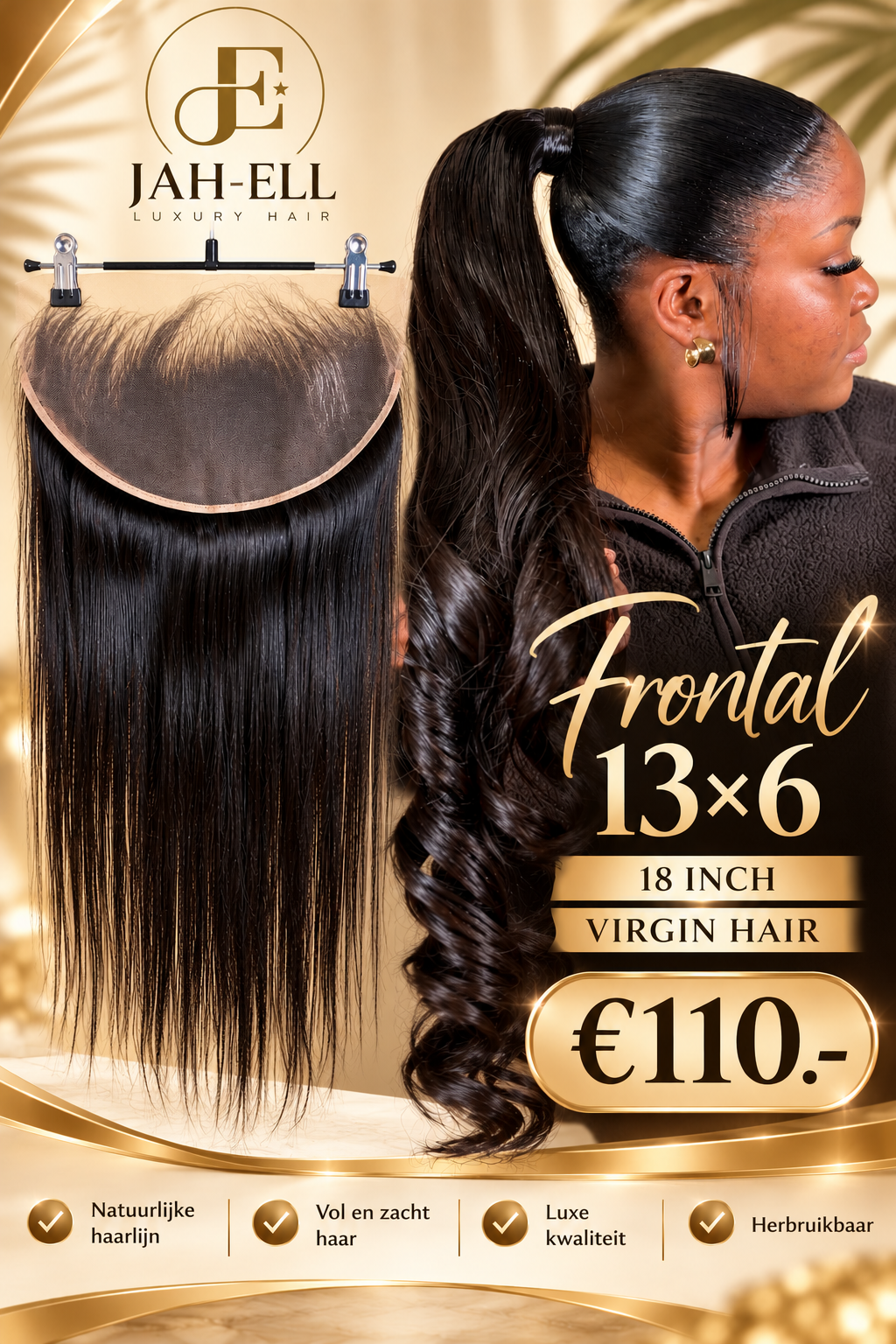 Frontal 13*4 ,18 inch