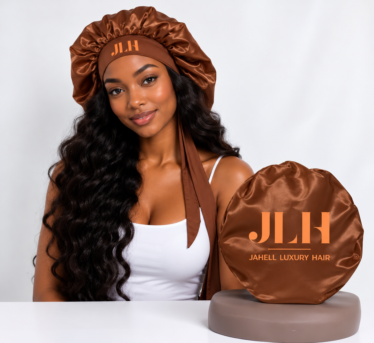 JLH SATIN BONNET